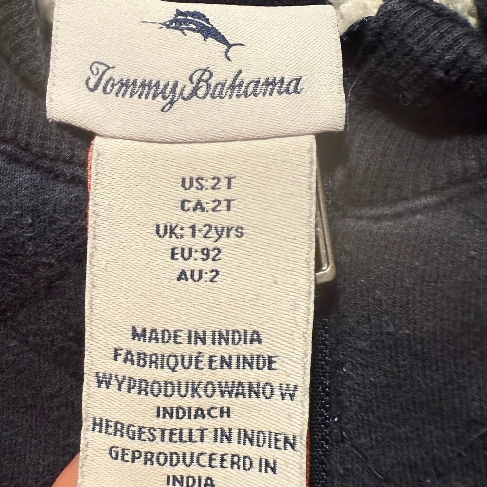 Tommy Bahama Boys 2T Youth Full Zip Jacket Winter Soft - Picture 5 of 5